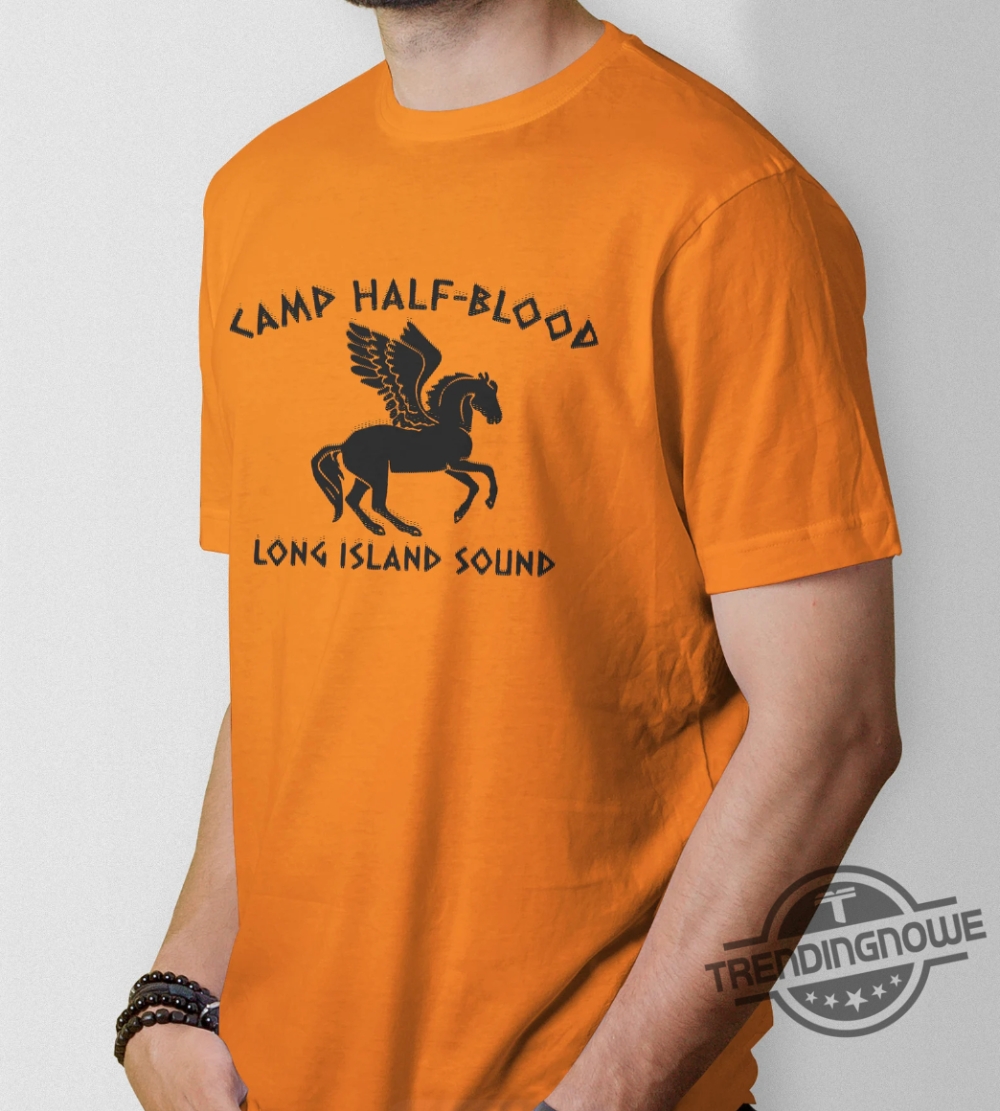 Breathable Soft Camp Half Blood - Percy Jackson and the Olympians Fitted T- Shirt For Men And Women