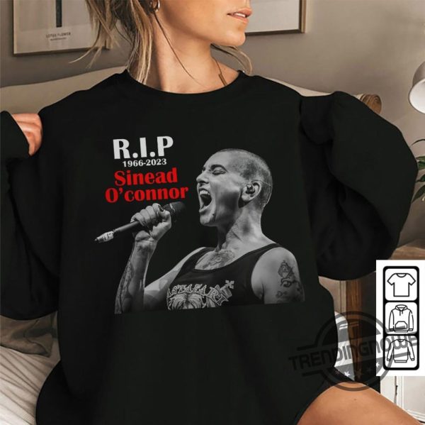 Rip Sinead OConnor Shirt 1966 2023 Rest In Peace Sinead OConnor Shirt Irish Singer Legend Shirt Feminist Singer Shirt trendingnowe.com 3