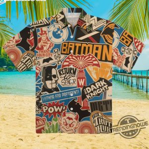 Batman Label Hawaiian Shirt Aloha Summer Hawaiian Shirt trendingnowe.com 2