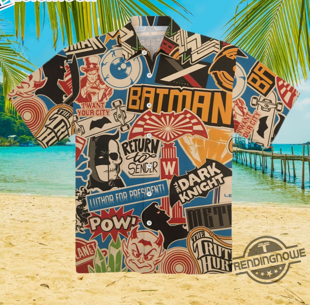 US Flag Batman The Dark Knight Hawaiian Shirt For Men And Women