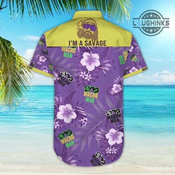 vintage macho man randy savage shirt macho man randy savage hawaiian shirt and shorts macho man shirt purple macho man shirt wwe shop laughinks.com 6