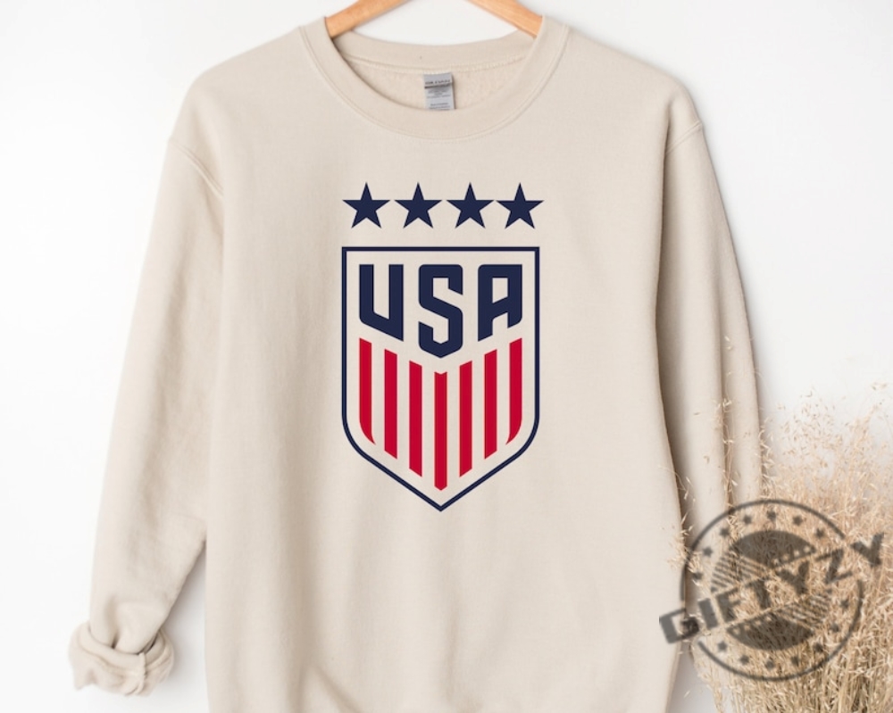 Usa Womens Soccer Logo Shirt American Shirt Usa National Soccer Team Shirt Champions America Soccer Team Uswnt Shirt