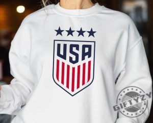 Usa Womens Soccer Logo Shirt American Shirt Usa National Soccer Team Shirt Champions America Soccer Team Uswnt Shirt giftyzy.com 3