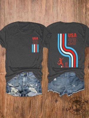 Uswnt Shirt Womens 2023 Us Womens World Cup Tshirt Team Fan Usa Soccer Supporter 2023 Shirt giftyzy.com 3