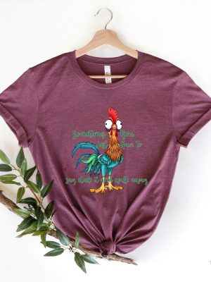 Funny Quote T Shirt Rooster Humor Shirt Sarcastic Shirt Funny Chicken Shirt Sometimes You Just Have To Say Cluck It And Walk Away Shirt revetee.com 2