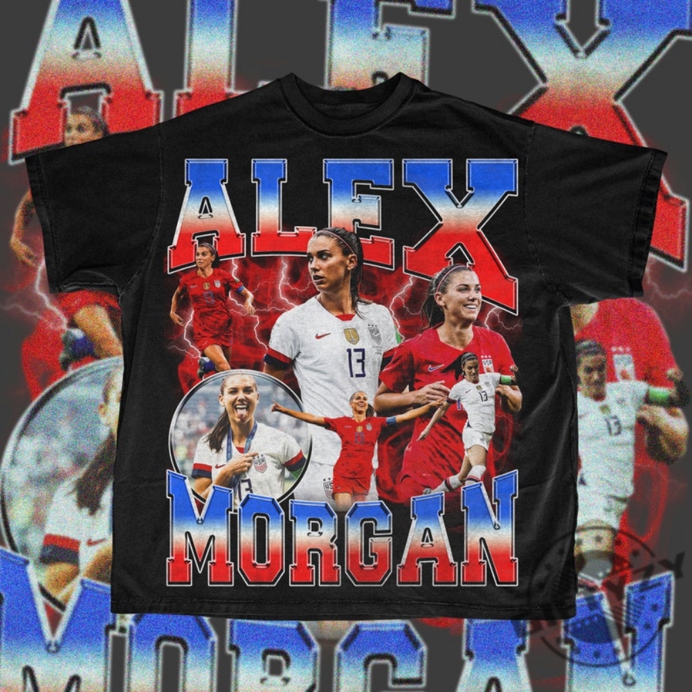 Uswnt Shirt Alex Morgan Bootleg Rap Style Tshirt Icon Womens World Cup Soccer Football Shirt