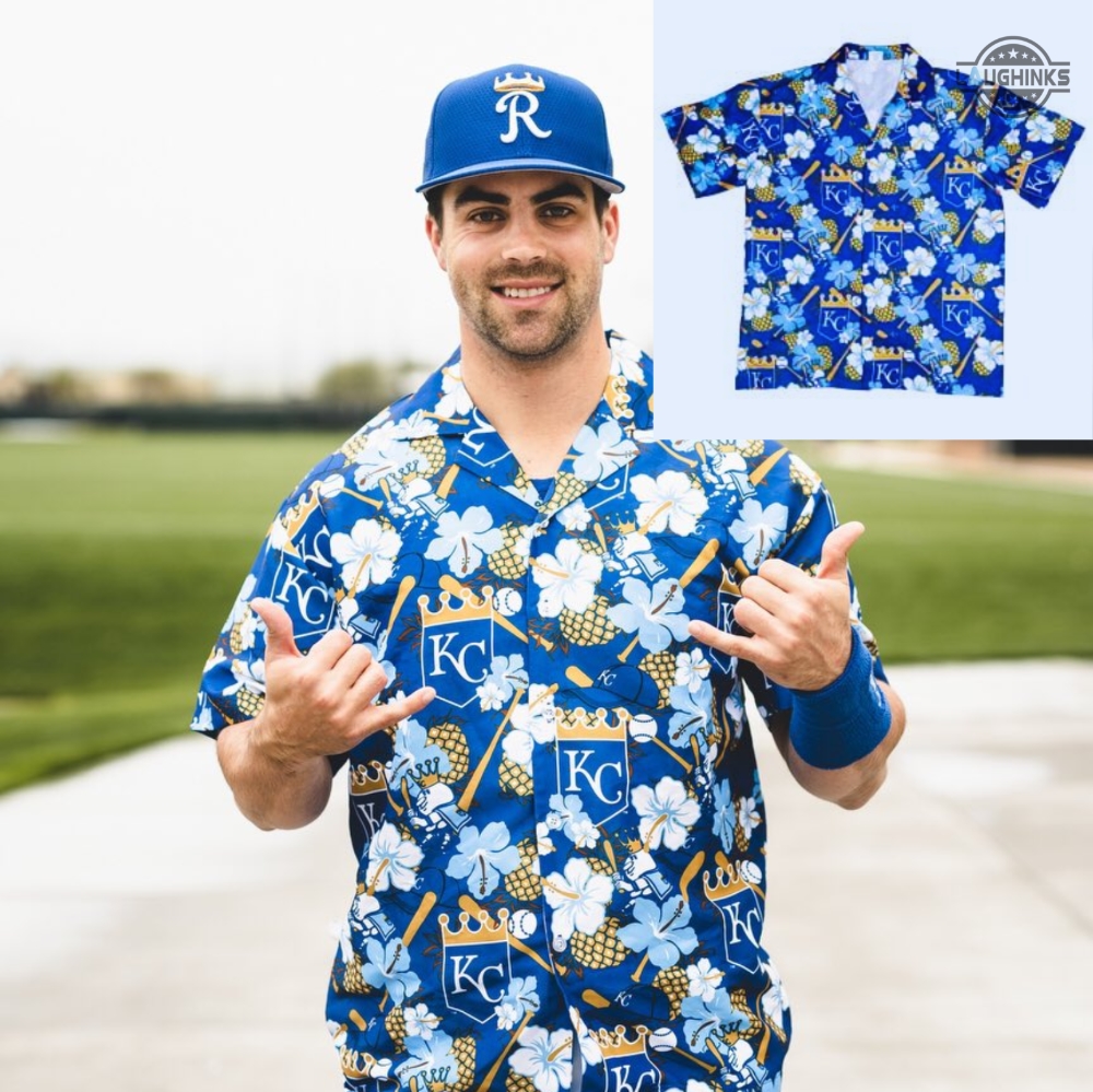 Kansas City Royals MLB Hawaiian Shirt Sea Shorestime Aloha Shirt - Trendy  Aloha