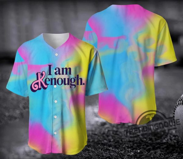 I Am Kenough Jersey Shirt Kenough Jersey Barbie Movie Shirt Barbie Movie Barbi Movie Ken Shirt trendingnowe.com 1