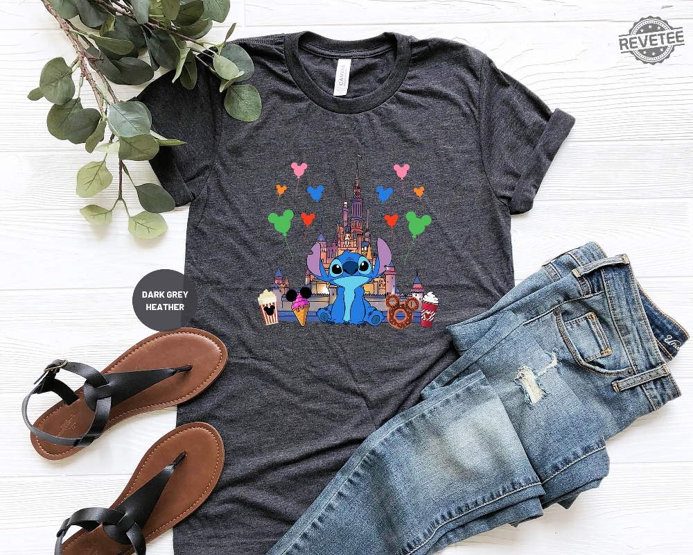 Disney Stitch Shirt Stitch Disneyworld Shirt Disney Vacation Disney Castle Tee Stitch Hawaiian Shirt Unique