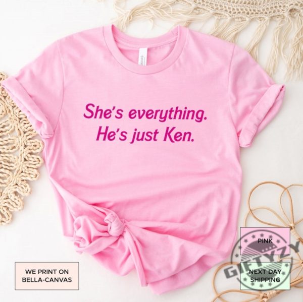 Shes Everything Hes Just Ken Barbie Shirt Retro Doll Barbie Shirt Oppenheimer Shirt Barbenheimer Shirt giftyzy.com 1