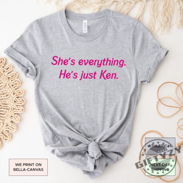 Shes Everything Hes Just Ken Barbie Shirt Retro Doll Barbie Shirt Oppenheimer Shirt Barbenheimer Shirt giftyzy.com 2