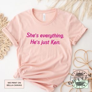 Shes Everything Hes Just Ken Barbie Shirt Retro Doll Barbie Shirt Oppenheimer Shirt Barbenheimer Shirt giftyzy.com 3