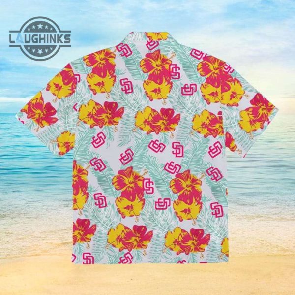 san diego padres baseball hawaiian shirt padres de san diego mlb hawaiian shirt and shorts inspired by san diego padres hawaiian shirt giveaway 2023 laughinks.com 2