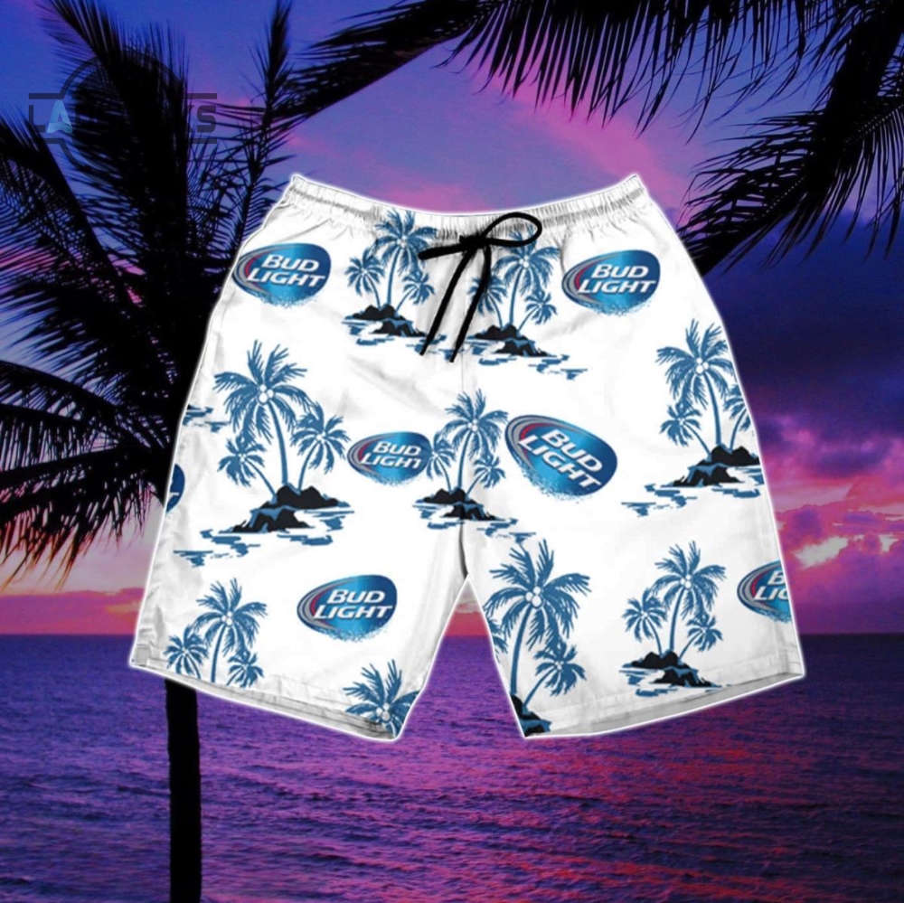 Busch Light Hawaiian Shirt And Shorts Busch Light Button Up Shirt