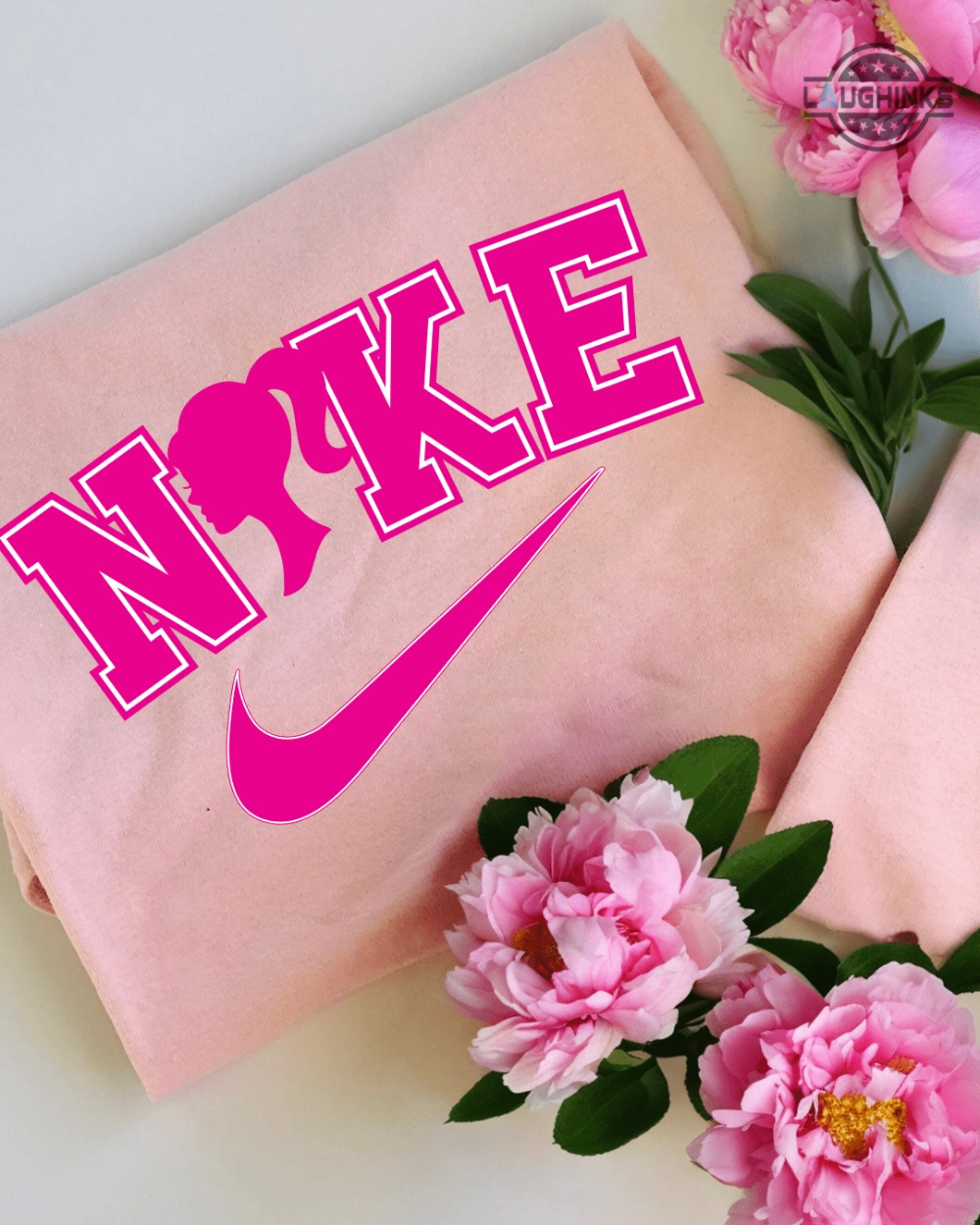 Barbie Nike Sweatshirt Barbie Movie Sweatshirt Barbie Shirt Barbie Hoodie Barbie Pink Sweatshirt Barbie Sweatshirt Womens Pink Nike Club Hoodie Barbie Nike Shirt