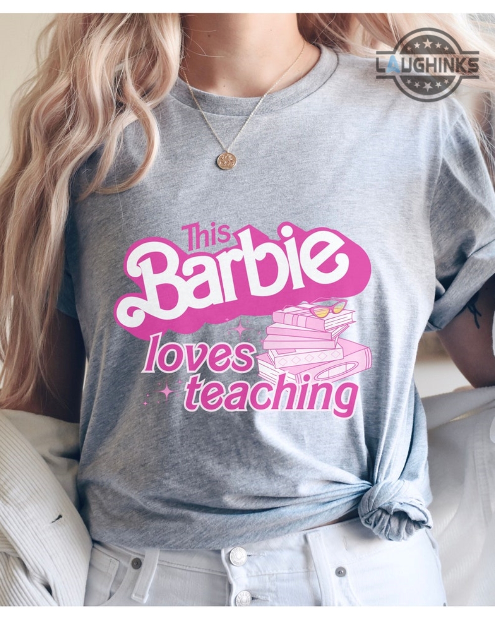 This Barbie Loves Teaching Shirt Barbie Teacher Shirt Barbie Font Barbie T Shirt Barbie Shirt Teacher Barbie Sweatshirt Hoodie Teacher Barbie Tshirt