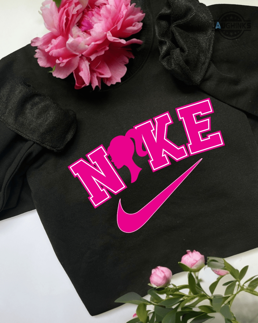 ego enz Zes Barbie Nike Sweatshirt Best Barbie Movie Sweatshirt Barbie Shirt Barbie  Hoodie Barbie Pink Sweatshirt Barbie Sweatshirt Womens Pink Nike Club Hoodie  Barbie Nike Shirt - Laughinks