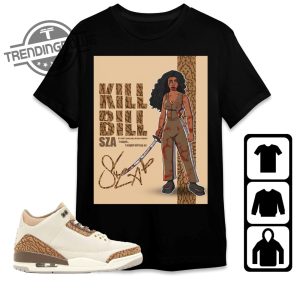Jordan 3 Palomino Shirt To Match Sneaker SZA Kill Bill Shirt Sweatshirt Match Jordan 3 Palomino trendingnowe.com 2