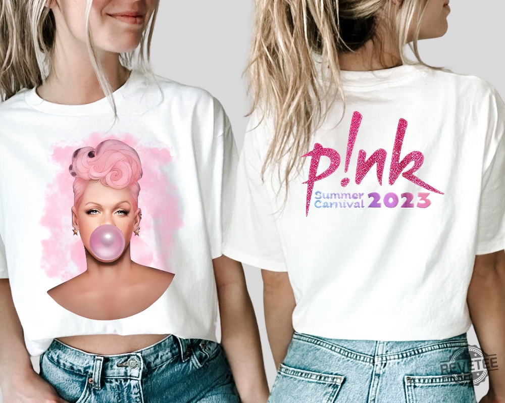 P!nk Pink Singer Summer Carnival 2023 T-Shirt - Bring Your Ideas, Thoughts  And Imaginations Into Reality Today