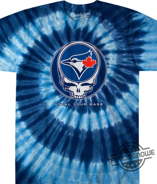 Blue Jays Grateful Dead Shirt MLB Toronto Blue Jays Steal Your Base Shirt Tie Dye trendingnowe.com 1