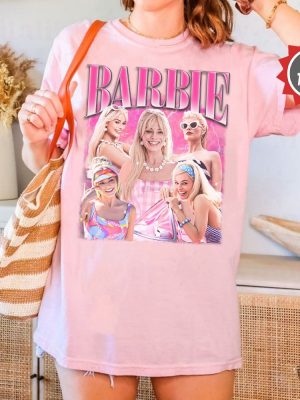 Margot Robbie Vintage Retro Shirt Margot Robbie Shirt Barbie Heimer Barbieheimer Shirt Barbie Oppenheimer Shirt Barbieheimer Barbenheimer Shirt Barbiheimer Barbenheimer Poster Unique revetee.com 2