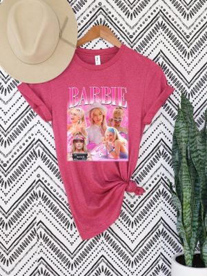 Margot Robbie Vintage Retro Shirt Margot Robbie Shirt Barbie Heimer Barbieheimer Shirt Barbie Oppenheimer Shirt Barbieheimer Barbenheimer Shirt Barbiheimer Barbenheimer Poster Unique revetee.com 2 1