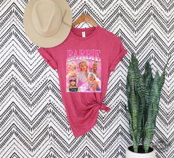 Margot Robbie Vintage Retro Shirt Margot Robbie Shirt Barbie Heimer Barbieheimer Shirt Barbie Oppenheimer Shirt Barbieheimer Barbenheimer Shirt Barbiheimer Barbenheimer Poster Unique revetee.com 2 1