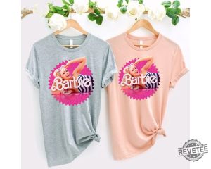 Margot Robbie Vintage Retro Shirt Margot Robbie Shirt Barbenheimer T Shirt Barbiheimer Barbinhimer Barbie Heimer Barbihimer Barbinhiemer Barbieheimer Barbenheimer T Shirt New revetee.com 2