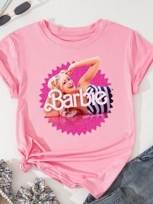 Margot Robbie Vintage Retro Shirt Margot Robbie Shirt Barbenheimer T Shirt Barbiheimer Barbinhimer Barbie Heimer Barbihimer Barbinhiemer Barbieheimer Barbenheimer T Shirt New revetee.com 4