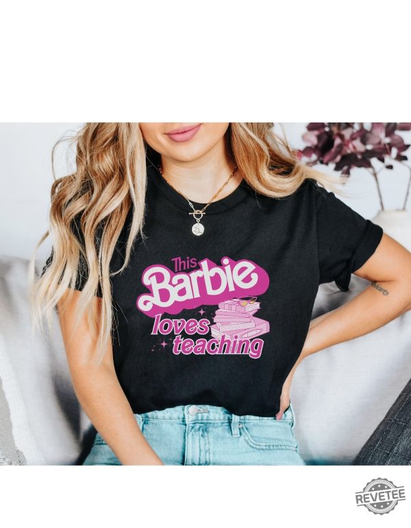 Barbie Teacher Shirt Barbie Summer Shirt Barbenheimer T Shirt Barbiheimer Barbinhimer Barbie Heimer Barbenheimer Poster Barbihimer Barbinhiemer Barbieheimer Barbenheimer T Shirt New revetee.com 4