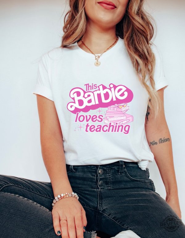 Barbie Teacher Shirt Barbie Summer Shirt Barbenheimer T Shirt Barbiheimer Barbinhimer Barbie Heimer Barbenheimer Poster Barbihimer Barbinhiemer Barbieheimer Barbenheimer T Shirt New revetee.com 6