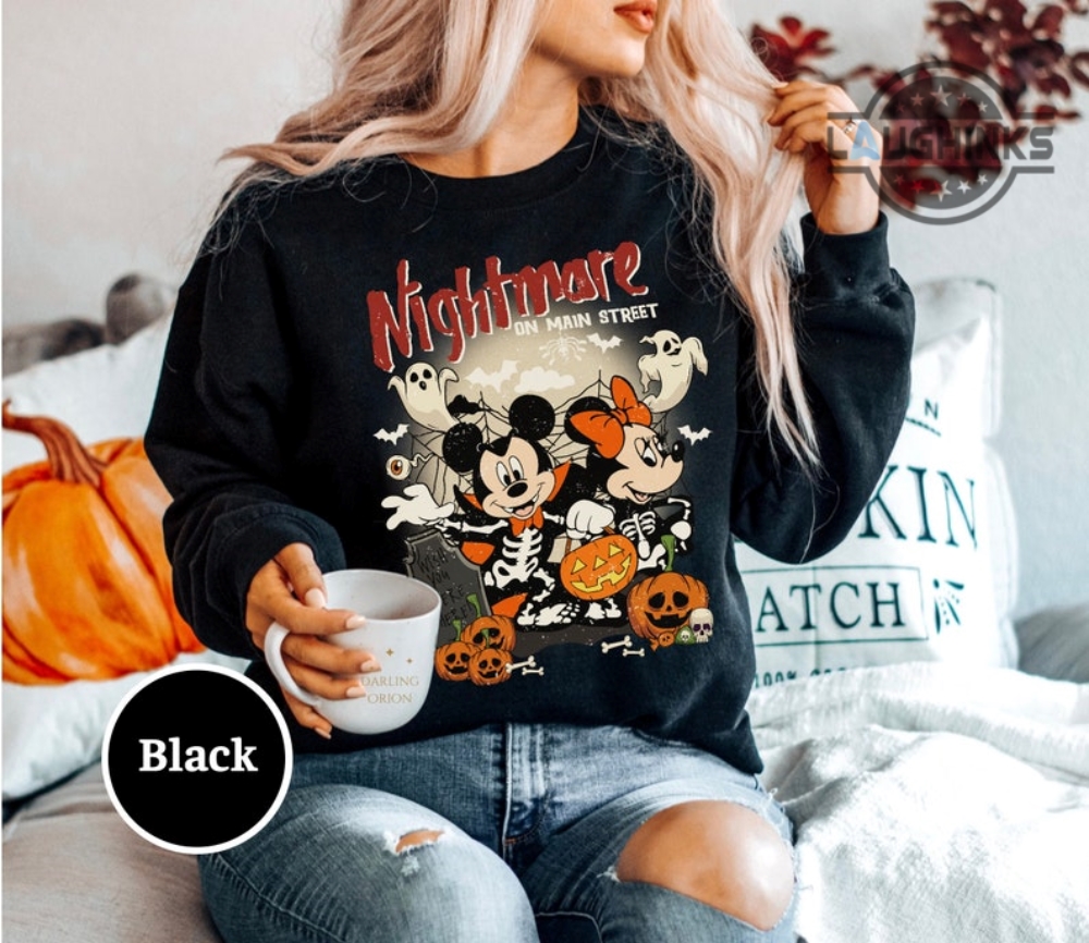 Vintage Halloween Sweatshirt Vintage Disney Halloween Shirt Mickey