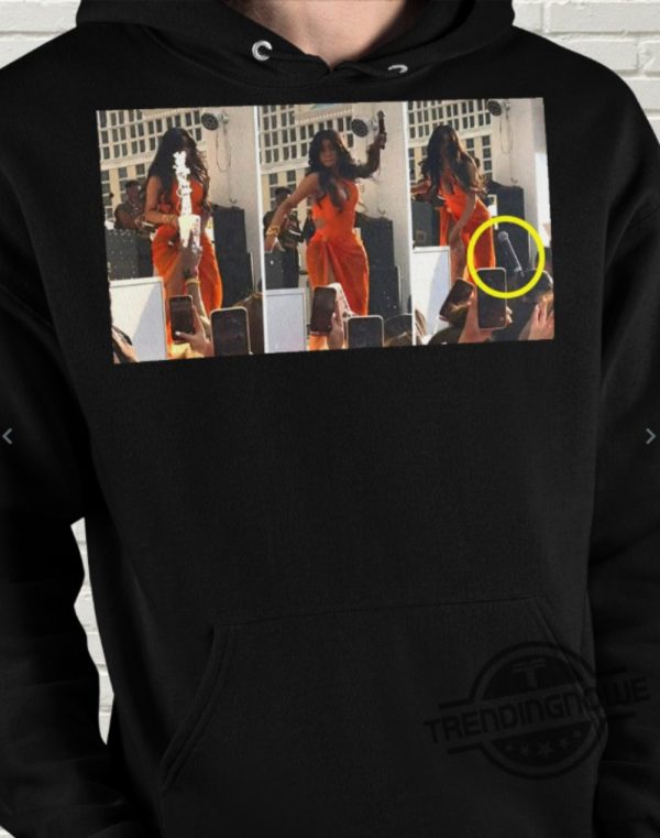 Cardi B Microphone Shirt Cardi B Throw Mic Shirt trendingnowe.com 4 1