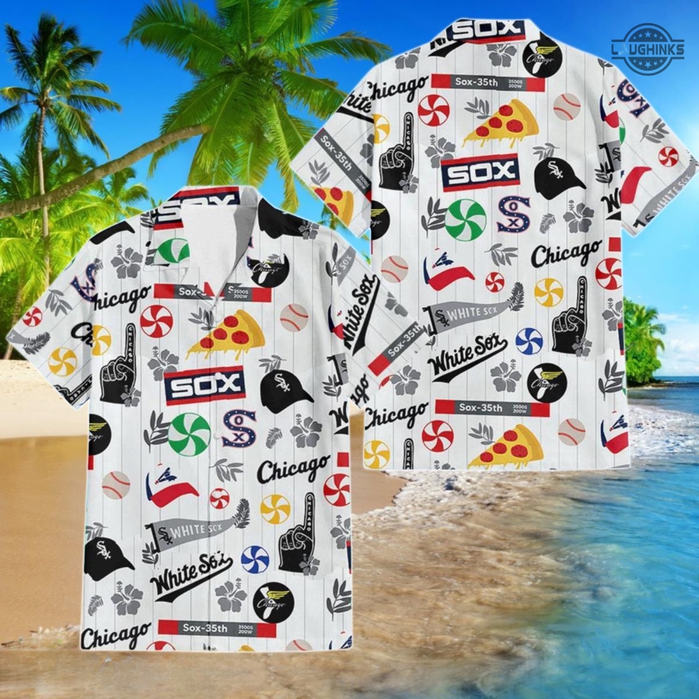 Chicago White Sox MLB Hawaiian Shirt Pool Parties Aloha Shirt