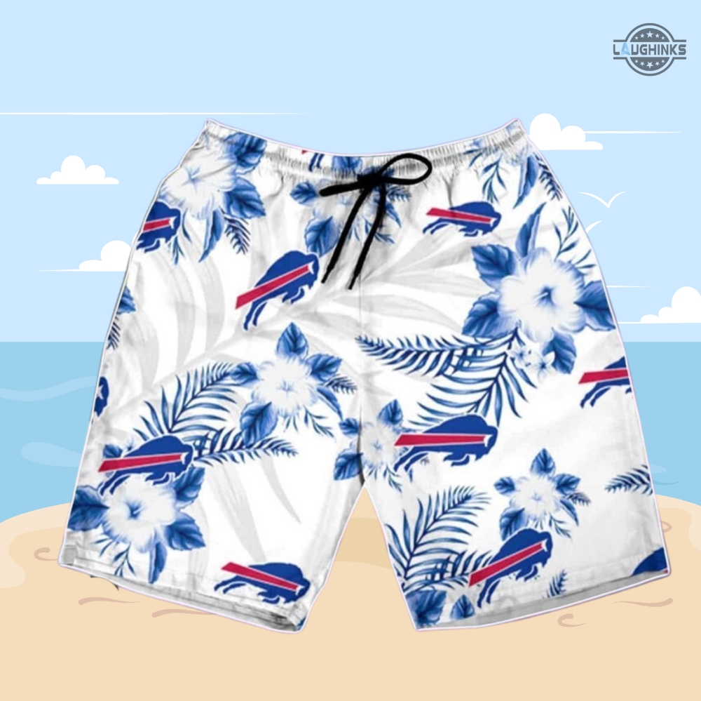 Buffalo Bills Hawaiian Shirt And Shorts New Buffalo Hawaiian Shirt The Buffalo  Bills Mens Hawaiian Shirts Nfl Shop Buffalo Bills Tropical Shirt - Laughinks