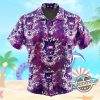 Ghostly Evolution Ghastly Haunter Gengar Pokemon Hawaiian Shirt trendingnowe.com 1