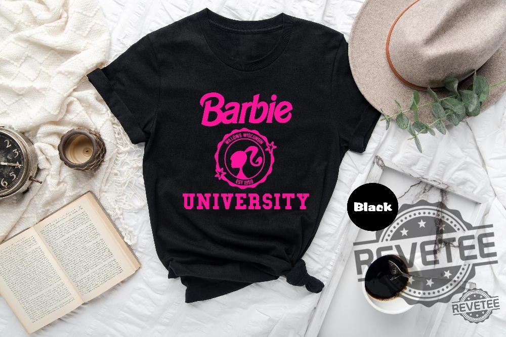 Barbie University T Shirt Doll University Shirt Barbenheimer T Shirt Barbiheimer Barbinhimer Barbie Heimer Barbenheimer Poster Barbihimer Barbinhiemer Barbieheimer Unique revetee.com 1