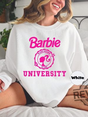 Barbie University T Shirt Doll University Shirt Barbenheimer T Shirt Barbiheimer Barbinhimer Barbie Heimer Barbenheimer Poster Barbihimer Barbinhiemer Barbieheimer Unique revetee.com 4