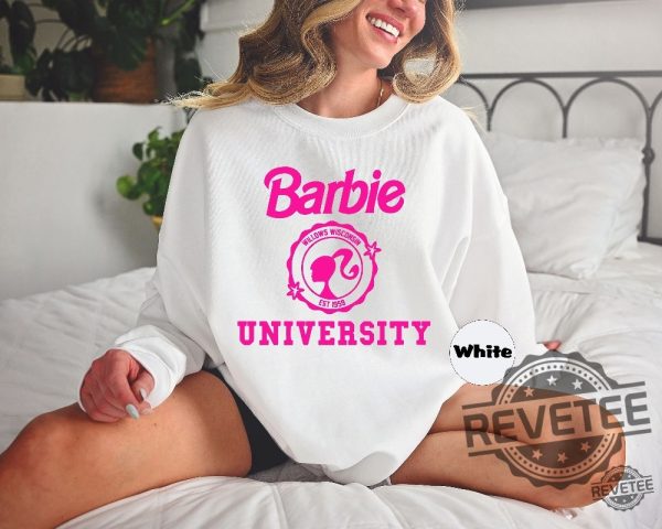 Barbie University T Shirt Doll University Shirt Barbenheimer T Shirt Barbiheimer Barbinhimer Barbie Heimer Barbenheimer Poster Barbihimer Barbinhiemer Barbieheimer Unique revetee.com 4