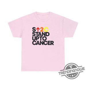 Stand Up To Cancer Shirt Peace Love Cure Fuck Cancer Shirt Cancer Fight Shirt Cancer Awareness trendingnowe.com 2