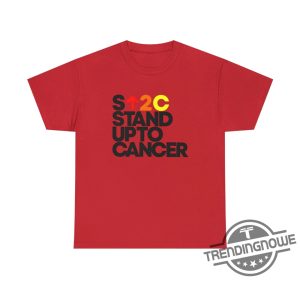 Stand Up To Cancer Shirt Peace Love Cure Fuck Cancer Shirt Cancer Fight Shirt Cancer Awareness trendingnowe.com 3