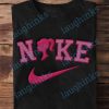 barbie pink nike embroidery sweatshirt barbie movie 2023 nike sweatshirt barbie nike sweatshirt nike graphic sweatshirts pink nike club hoodie barbie shirts laughinks 1