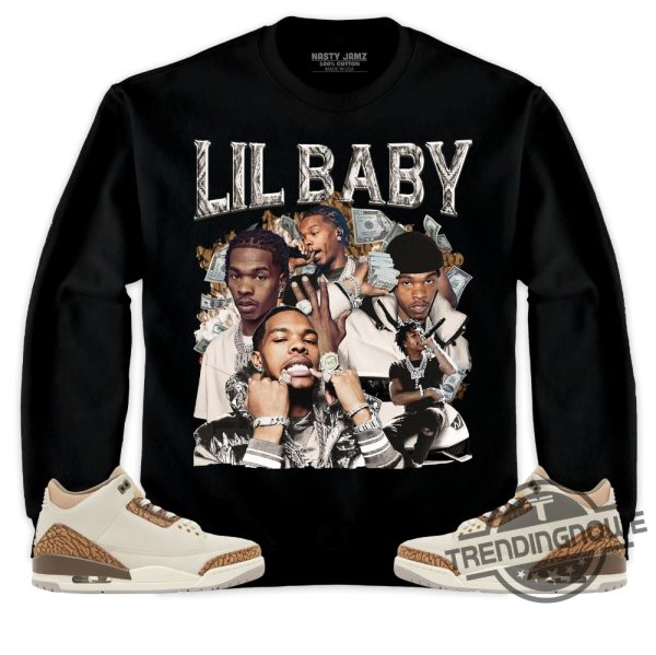 Jordan 3 Palomino Shirt Lil Baby Vintage Shirt To Match Sneaker trendingnowe.com 4