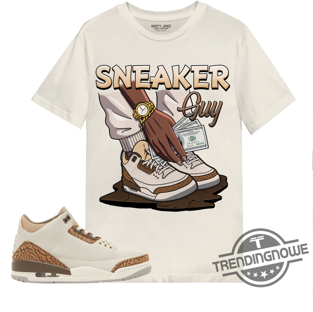 Jordan 3 Palomino Shirt In Natural Sneaker Guy Shirt