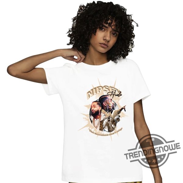 Jordan 3 Palomino Shirt Nipsey Hussle White Shirt To Match Sneaker trendingnowe.com 3