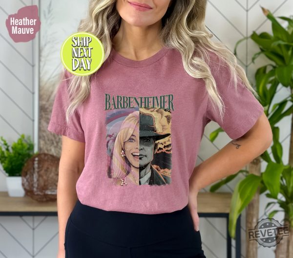 Barbenheimer Shirt Barbenheimer T Shirt Barbiheimer Barbinhimer Barbie Heimer Barbenheimer Poster Barbihimer Barbinhiemer Barbieheimer Barbenheimer T Shirt revetee.com 2