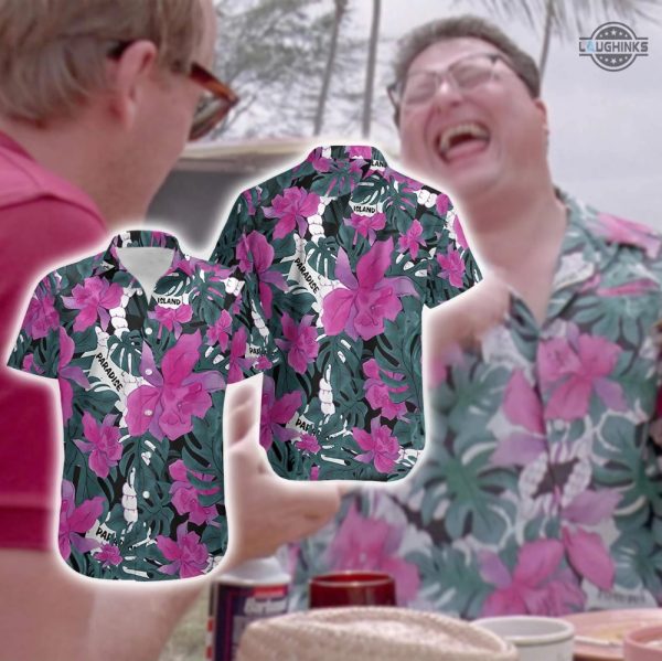 jurassic park hawaiian shirt guy dennis nedry cosplay jurassic park dennis nedry hawaiian shirt jurassic park shirt dinosaur hawaiian shirt and shorts jurassic park hawaii shirt laughinks.com 1