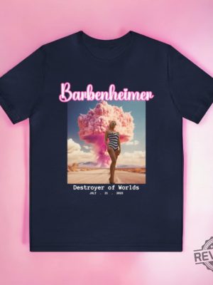 Barbenheimer Movie Mashup Shirt Barbie Heimer Barbieheimer Shirt Barbie Oppenheimer Shirt Barbieheimer Barbenheimer Shirt Barbiheimer Barbenheimer Poster Unique revetee.com 2