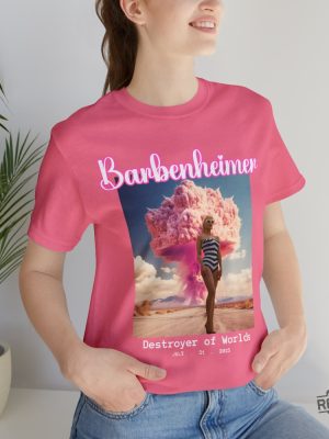 Barbenheimer Movie Mashup Shirt Barbie Heimer Barbieheimer Shirt Barbie Oppenheimer Shirt Barbieheimer Barbenheimer Shirt Barbiheimer Barbenheimer Poster Unique revetee.com 4