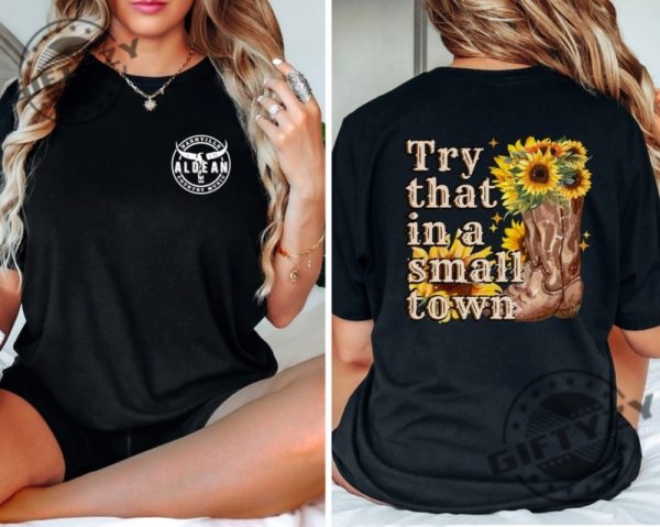 Sunflower Jason Aldean Shirt Try That In A Small Town Shirt Jason Aldean Hoodie Jason Aldean Tee Country Music Shirt giftyzy.com 1